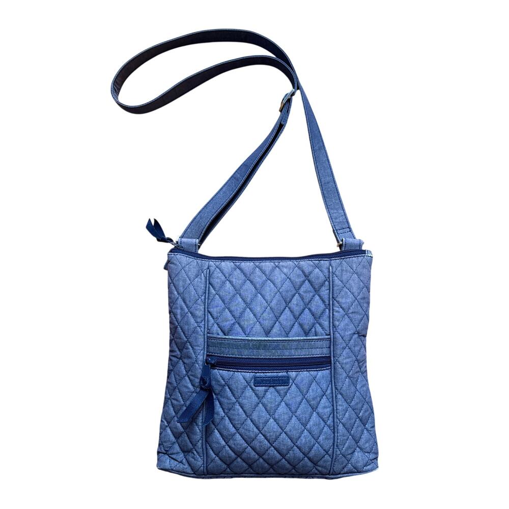Vera Bradley Crossbody Blue Quilted Bag AS IS